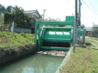用水路除塵機