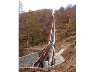 水力発電所水圧鉄管