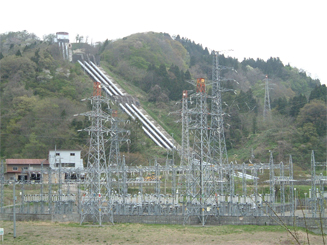 水力発電所水圧鉄管
