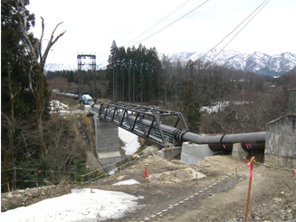 水力発電所水路橋